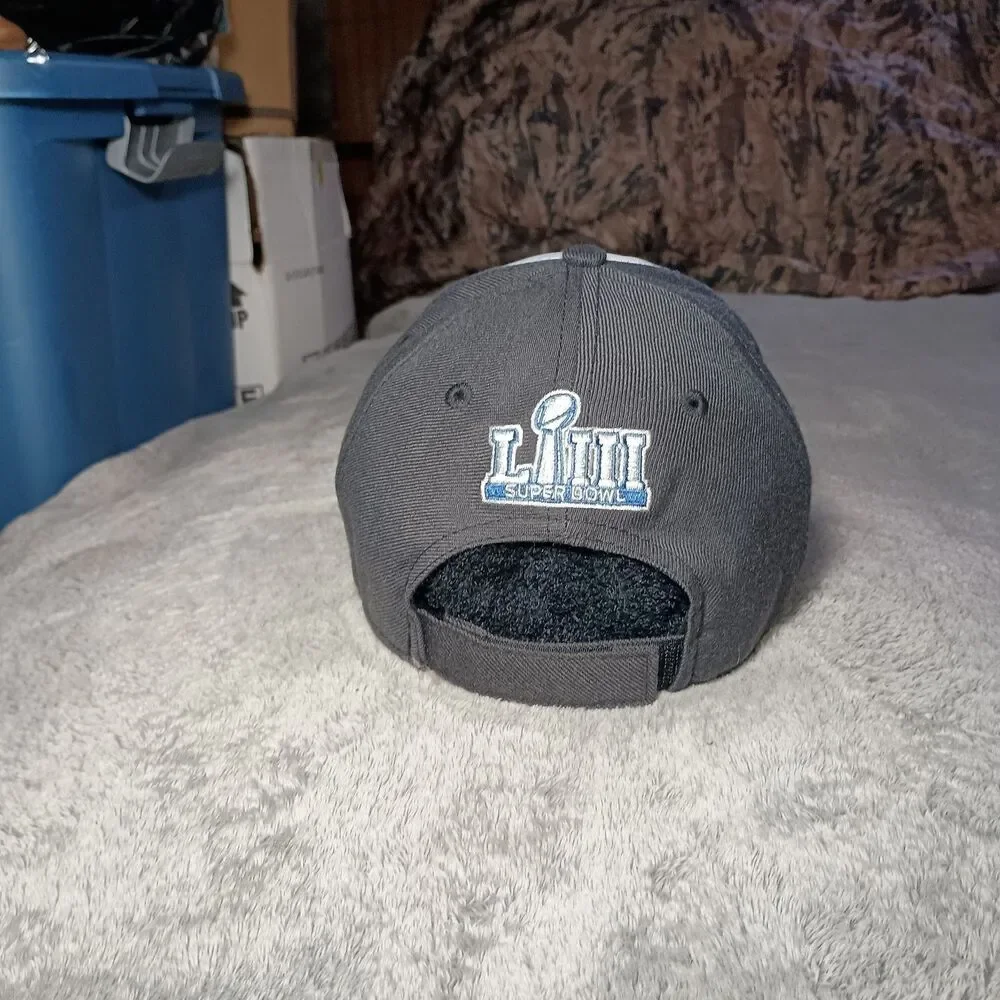 New England Patriots Super Bowl LIII League Sidepatch 47Brand Wool Blend Hat Cap